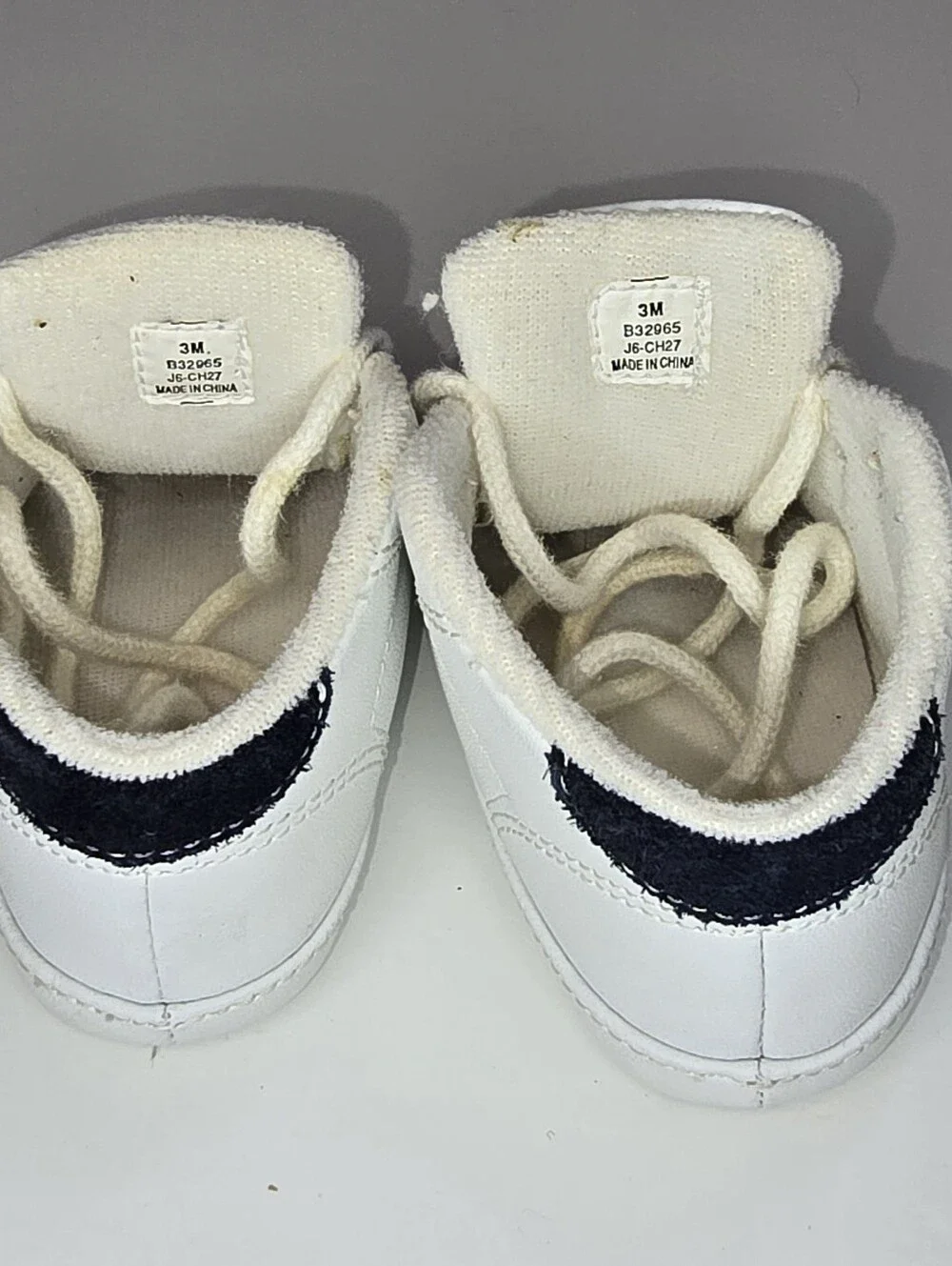 Tommy Hilfiger Infant Boys Sneakers White Shoes , Size 0-3 Months